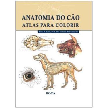 Imagem de Livro - Anatomia do Cão - Atlas para Colorir