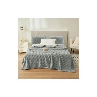 Imagem de Manta Queen Laço Home 3D Square - LACO BEBE, ., VERDE