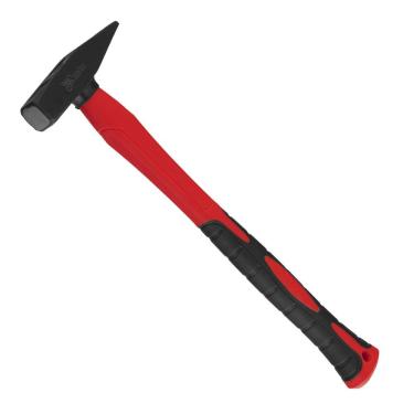 Imagem de Martelo Pena 200g 103669 para Trabalhos de Precisão com Cabo Fibra de Vidro Emborrachado Vermelho MTX