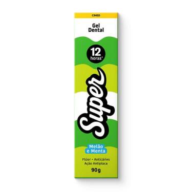 Imagem de Gel Dental Super 12 Horas Melão e Menta com Flúor 90g