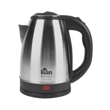 Imagem de Chaleira Eletrica Inox Kian CH100 1,8L 220V Aquecimento Rapido Base 36
