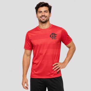 Imagem de Camisa Flamengo Jacquard Vermelha - Coimbra, EG