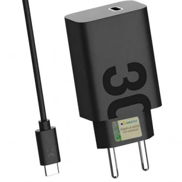 Imagem de Carregador Turbo 30W USB-C – Potência Ultra Rápida com Cabo Tipo-C para Tipo-C Incluso – Compatível com iPhone 15, iPads, Samsung e Dispositivos USB-C - LAGUS IMP.