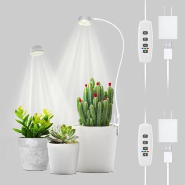 Imagem de Luzes de cultivo Shyineyou Full Spectrum com presilha, 2 unidades