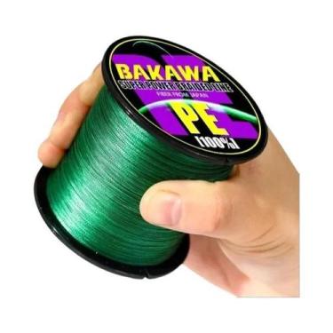 Imagem de Linha De Pesca Trançada PE 4X Fios Multifilamento Lisa Pesca Fly Carpa