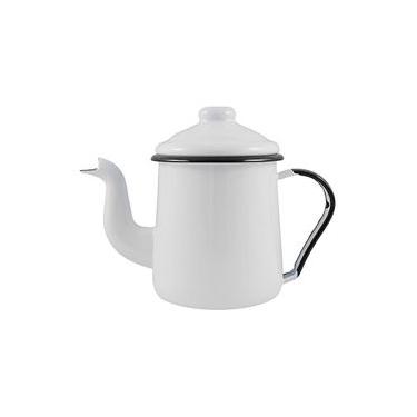 Imagem de Cafeteira Tradicional Esmaltada Branco 1,1 L Ewel