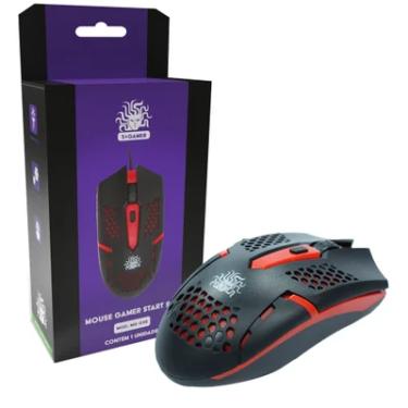 Imagem de Mouse Gamer Ergonômico Start 2.0 Design Ambidestro 5+ Gamer