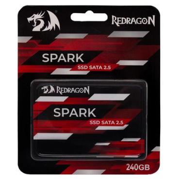 Imagem de Ssd Redragon Spark 240gb Sata III 2,5 Polegadas Leitura E Gravação 530