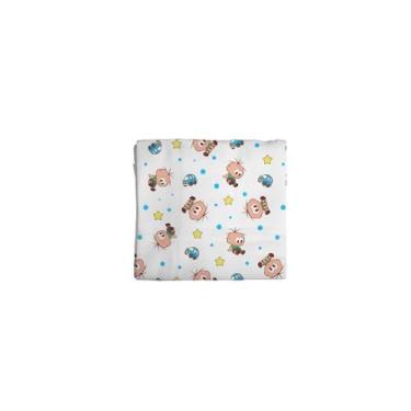 Imagem de Fralda de Pano Bebê Luxo 5 Unidades Turma da Mônica Baby 70X70 100% Al