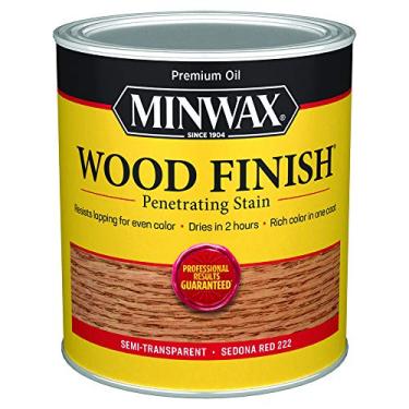 Imagem de Minwax 700434444 Acabamento de madeira, Sedona Red, 1 litro