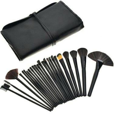 Imagem de Kit Pincéis Maquiagem Profissional 24 Peças E Estojo Gt904-B