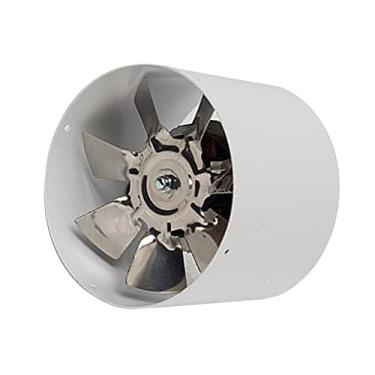 Imagem de Fã exausto Fã de ducting silencioso de 4 polegadas fã de duto embutido sete lâminas Blades Blower Air Refrigere Banheiro Ventilação de Ventilação de Metal Fan, 25w Ventiladores de ventilação