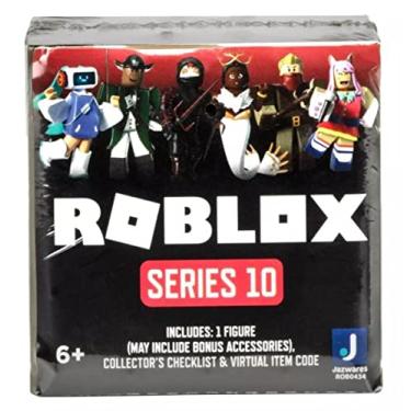 Imagem de Roblox Action Collection – Série 10 Mystery (Variedade Verde Militar) (Inclui item virtual exclusivo) (1 boneco misterioso)