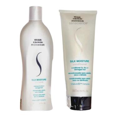 Imagem de Kit Senscience Silk Moisture Shampoo 280Ml Cond 240Ml
