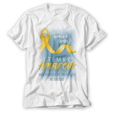 Imagem de Camiseta Setembro Amarelo Blusa Mês De Valorização Da Vida - Vidape