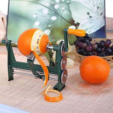 Imagem de Descascador de laranja descascador de maçã com manivela batata Kiwi Máquina de descascar aço inoxidável utensílios de cozinha verde 250×110,6×170mm