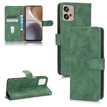 Imagem de YUNCHAO Caixa de telefone Para Motorola Moto G32, Fee Flip Leather Case de Couro Magnético capa para celular