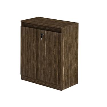 Imagem de Balcão com Chave para Escritório Home Office ME4149 Nogal G69 - Gran Belo