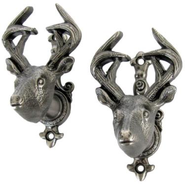 Imagem de Treasure Gurus Buck Deer Wall Mount Arma Ganchos