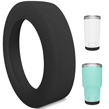 Imagem de Capa de silicone para bota YETI Tumbler 850 g, 590 ml - Proteção mais segura e menos ruído para caneca de café Yeti 590 ml - Pode ser lavada na lava-louças