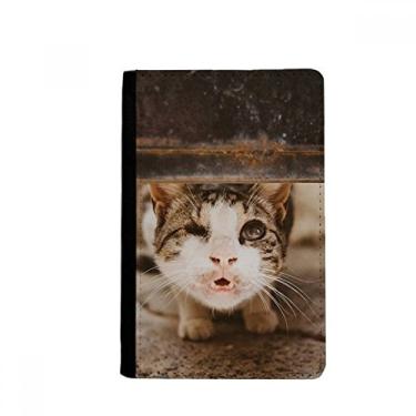 Imagem de Porta-passaporte para fotografia de gato engraçado animal notecase burse carteira capa para cartão, Multicolorido.