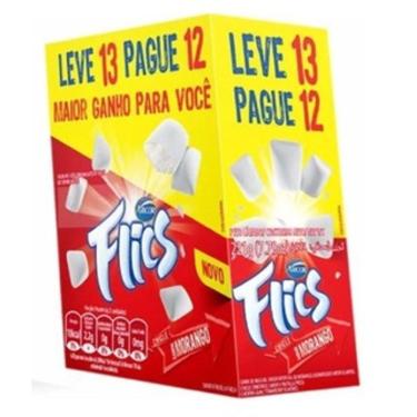 Imagem de Chiclete Flics Arcor Caixa C/12unids