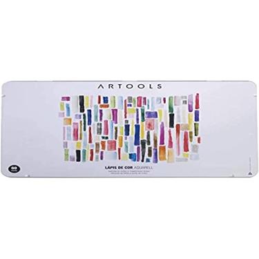 Imagem de Lapis Cor Aquarell, 60 Cores + Pincel Estojo, Artools