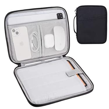 Imagem de Capa de transporte para iPad de 9 a 11 polegadas, bolsa acolchoada para tablet de viagem para iPad Pro de 11 polegadas (M4), iPad 10,9 (10ª geração), iPad Air 11 polegadas (M2), Galaxy Tab S9/S8
