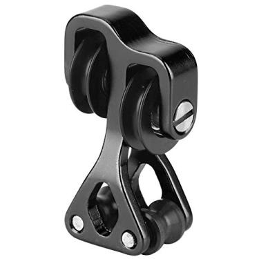 Imagem de Corrediça de cabo de arco e flecha OKJHFD, divisor de corda de deslize de cabo, deslize de rolo divisor de corda de arco composto(black)