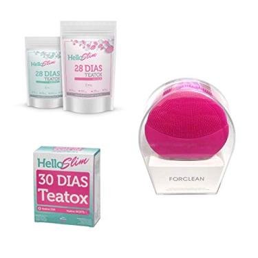 Imagem de Kit HelloSlim 58 Dias 1 Esponja Elétrica Facial