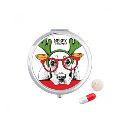 Imagem de Clothes Lovely Dog Watercolor Ilustration Pill Case Pocket Medicine Storage Box Recipiente Dispenser