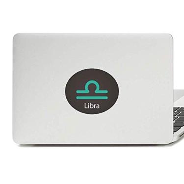 Imagem de Adesivo de notebook com emblema de vinil Libra Constelação de Libra de setembro de outubro