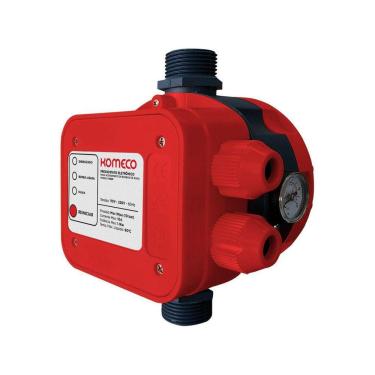 Imagem de Pressostato Komeco PS1100M Com Manômetro Para Água Fria e Quente - 1100W - Bivolt