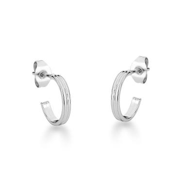 Imagem de Brinco De Argola Masculino Aço Inox Antialérgico C/ Garantia