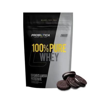 Imagem de Suplemento Em Pó 100% Pure Whey 900G Cookies - Probiótica Wey Protein