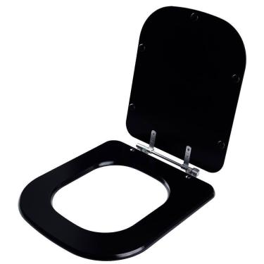 Imagem de Assento Sanitário Elite Preto Para Vaso Celite