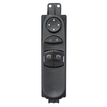 Imagem de Botão do Vidro Elétrico Sprinter 311 313 415 515 Dianteiro Lado Motorista Led Laranja Vermelho 12 Vias - GAUSS - GE2146