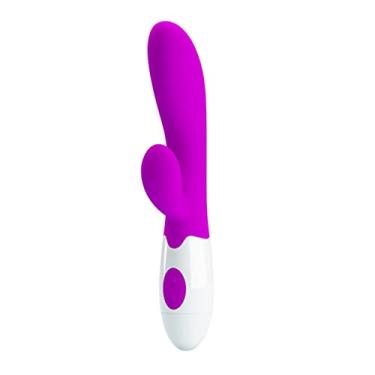Imagem de Vibrador Ponto G com Estimulador Clitoriano e 10 Modos de Vibração - PRETTY LOVE ALVIS - Sexshop