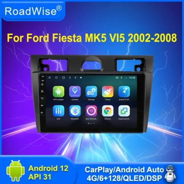 Imagem de Roadwise-Car Radio Multimedia Player  Android 12  4G Wifi  Navi GPS  2 Din  DVD Carplay  Headunit