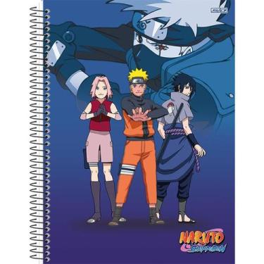 Imagem de Caderno Naruto 1 Materia Capa Dura Naruto 80 Folhas - São Domingos