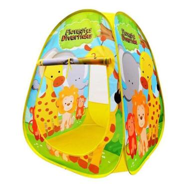 Imagem de Toca Barraca Infantil Floresta Divertida Dobrável C/ Bolsa - Dm Toys