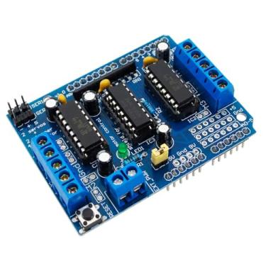 Imagem de Shield Ponte H Motor L293d Driver Para Arduino Uno E Mega Nf
