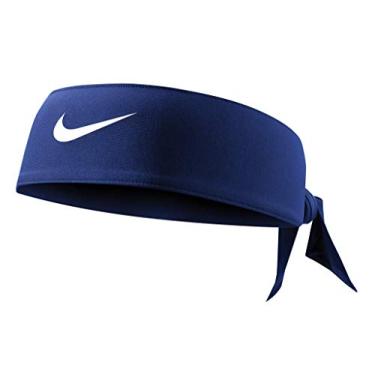 Imagem de Nike Dri-Fit Head Tie 3.0 (azul-marinho meia-noite/branco)
