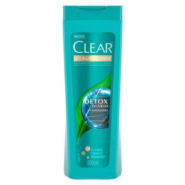 Imagem de Clear Shampoo Anticaspa Detox Diário Com 200ml  - Unilever