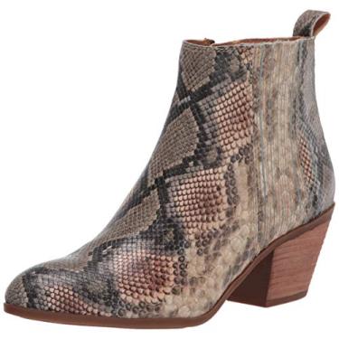 Imagem de Frye and Co. Bota feminina Jacy Chelsea, Cobra castanho-acinzent, 5.5