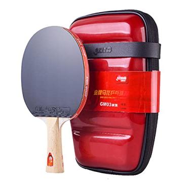 Imagem de Lâminas de tênis de mesa competitivas, raquete de pingue-pongue portátil, 3 tipos de taco de tênis de mesa de carbono (3 cabos longos)