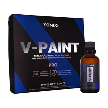 Imagem de Produto para Vitrificar a Pintura do Carro V-Paint Pro Ceramic Coating 50ml Vonixx