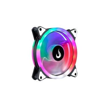 Imagem de Ventoinha Rise Mode Galaxy, Rainbow, 120mm, Preto - RM-FRM-02-RGB