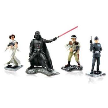 Imagem de Hasbro Star Wars Unleashed Battle 4 Pack - Figuras de Ação - Princess Leia, Darth Vader, Captain Raymus Antilles & Imperial Commander