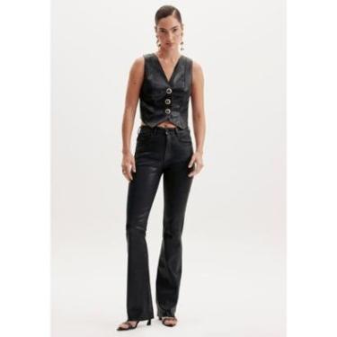 Imagem de Calça Jeans Flare Resinada Lança Perfume-Feminino